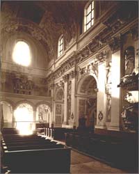 Interior of the Church of St. Peter and St. Paul