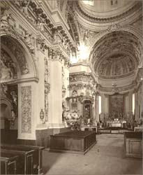 Interior of the Church of St. Peter and St. Paul
