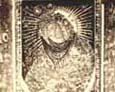 Fragment of painting of the Virgin Mary 