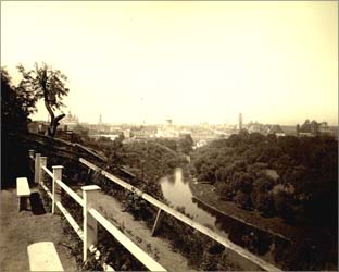 Vilnia River near the Bernardine Gardens