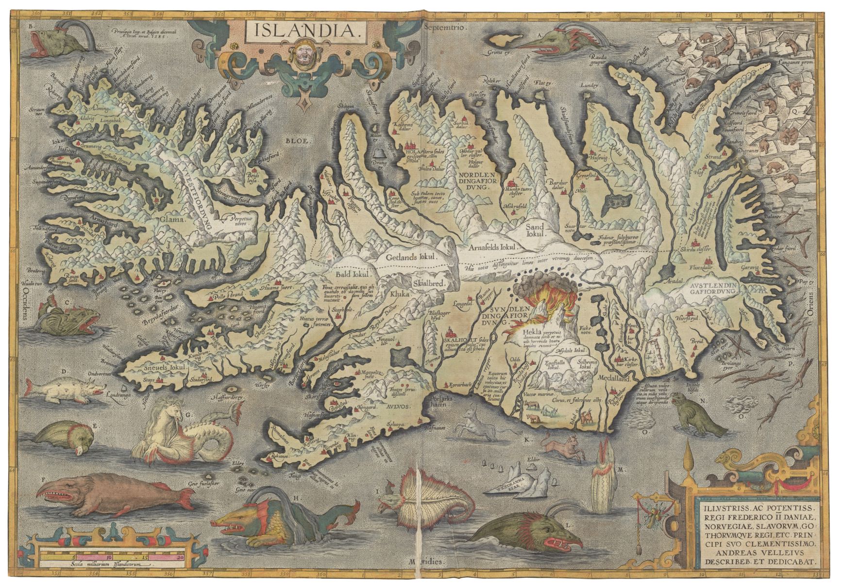 Islandija zemelapis 2mb