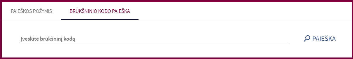 3 Brūkšninio kodo paieška